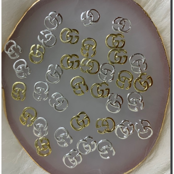 Charm kim loại mix siêu sáng cute phụ kiện làm nail