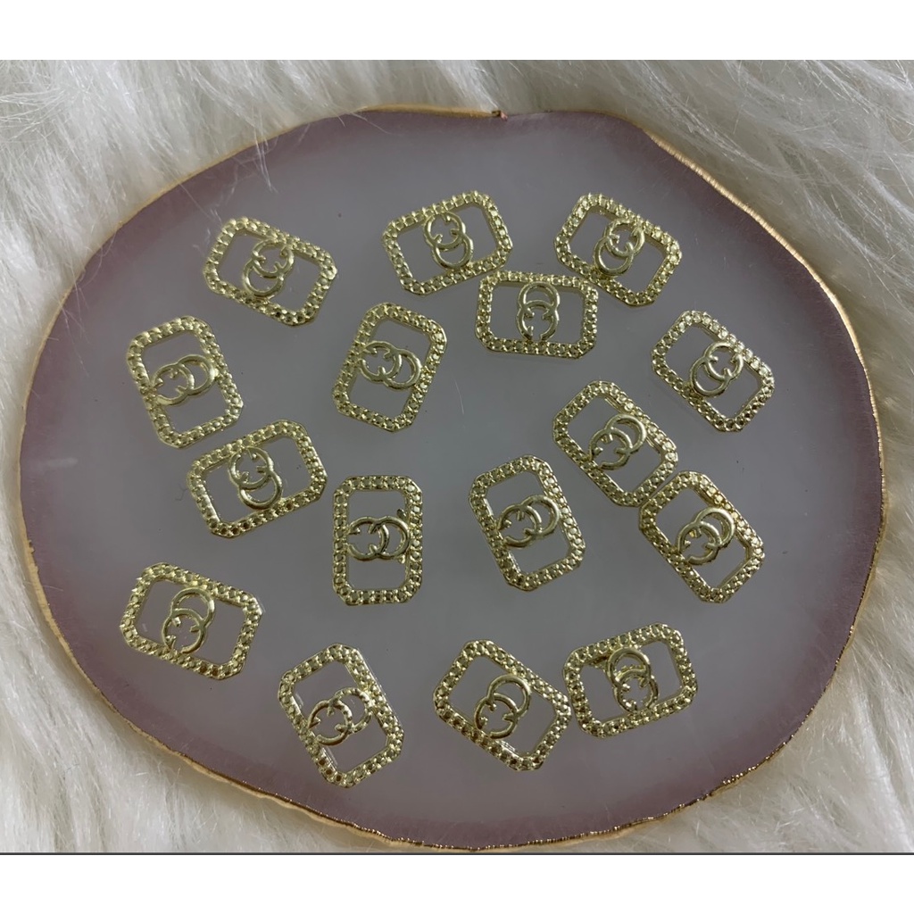 Charm kim loại mix siêu sáng cute phụ kiện làm nail