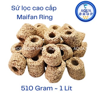 Sứ lọc cao cấp maifan ring khử no3, nh3 - mountain tree khử ion nặng giúp hồ cá ổn định ph
