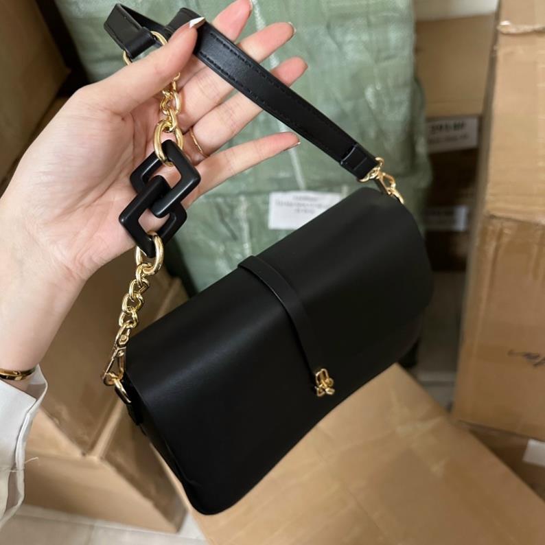 Túi Đeo Chéo QC da Mềm Dải Khoá Dây đeo phối