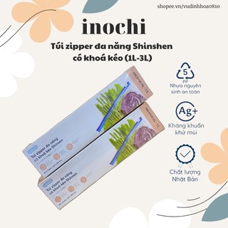 Túi zipper đa năng Inochi 1L-3L (có khoá kéo)
