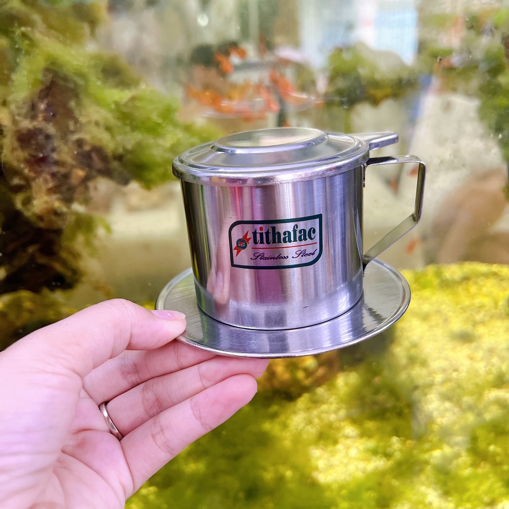 Phin cafe inox TITHAFAC cao cấp SÁNG BÓNG chống gỉ đủ size từ nhỏ đến lớn TIỆN LỢI