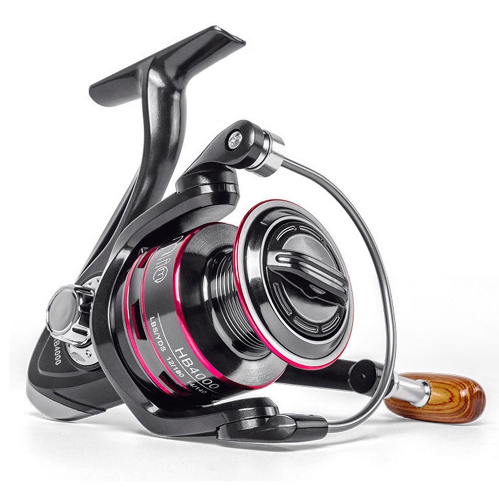 Máy câu - Máy câu cá kim loại HK2000-7000 dùng câu lure-Tay cầm kim loại