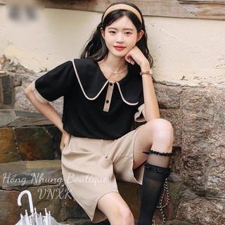 Bigsize set cổ bèo viền năng động