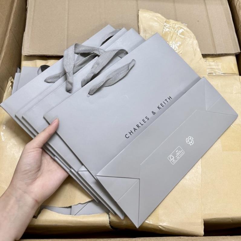 Túi Giấy CK Xám Mẫu Mới Kèm Ảnh Thật