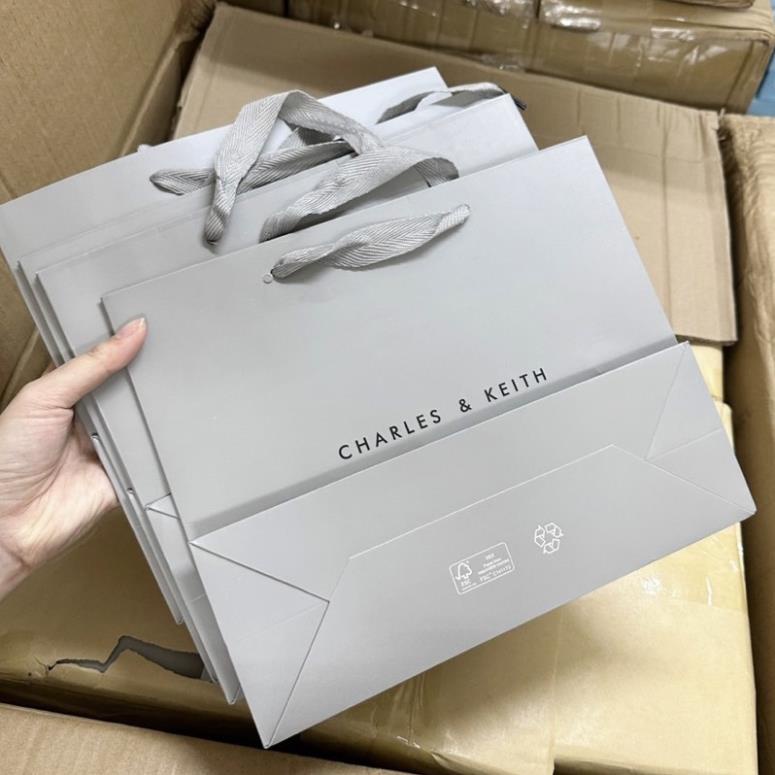 Túi Giấy CK Xám Mẫu Mới Kèm Ảnh Thật