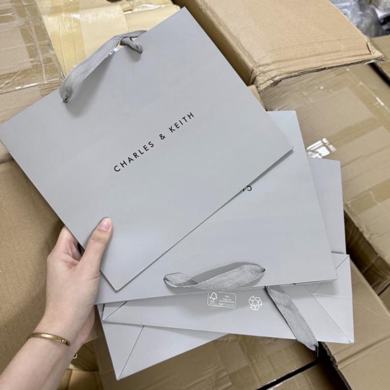 Túi Giấy CK Xám Mẫu Mới Kèm Ảnh Thật