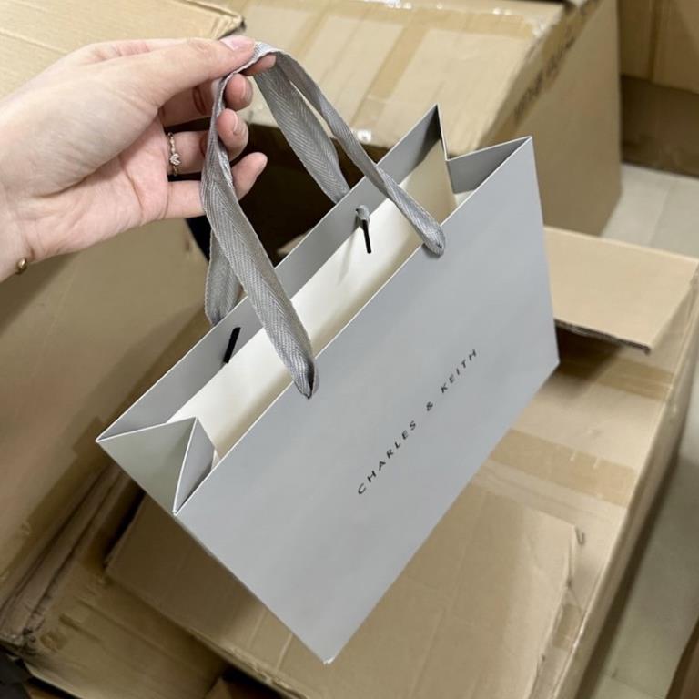 Túi Giấy CK Xám Mẫu Mới Kèm Ảnh Thật