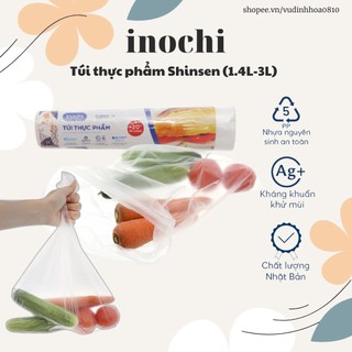 Túi đựng thực phẩm tự huỷ Inochi (1.4L-3L) - dẽo dai, co giãn tốt và khó rách