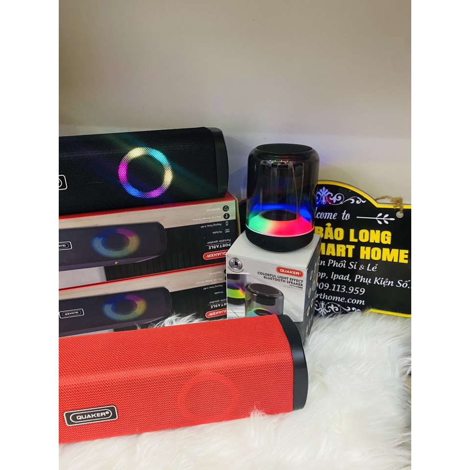 Loa Bluetooth Quaker QL10 ⚡ CHÍNH HÃNG ⚡ Loa Bluetooth Quaker QL10 âm thanh cực đỉnh  - ngoại hình siêu đẹp