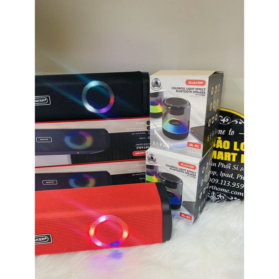 Loa Bluetooth Quaker QL10 ⚡ CHÍNH HÃNG ⚡ Loa Bluetooth Quaker QL10 âm thanh cực đỉnh  - ngoại hình siêu đẹp