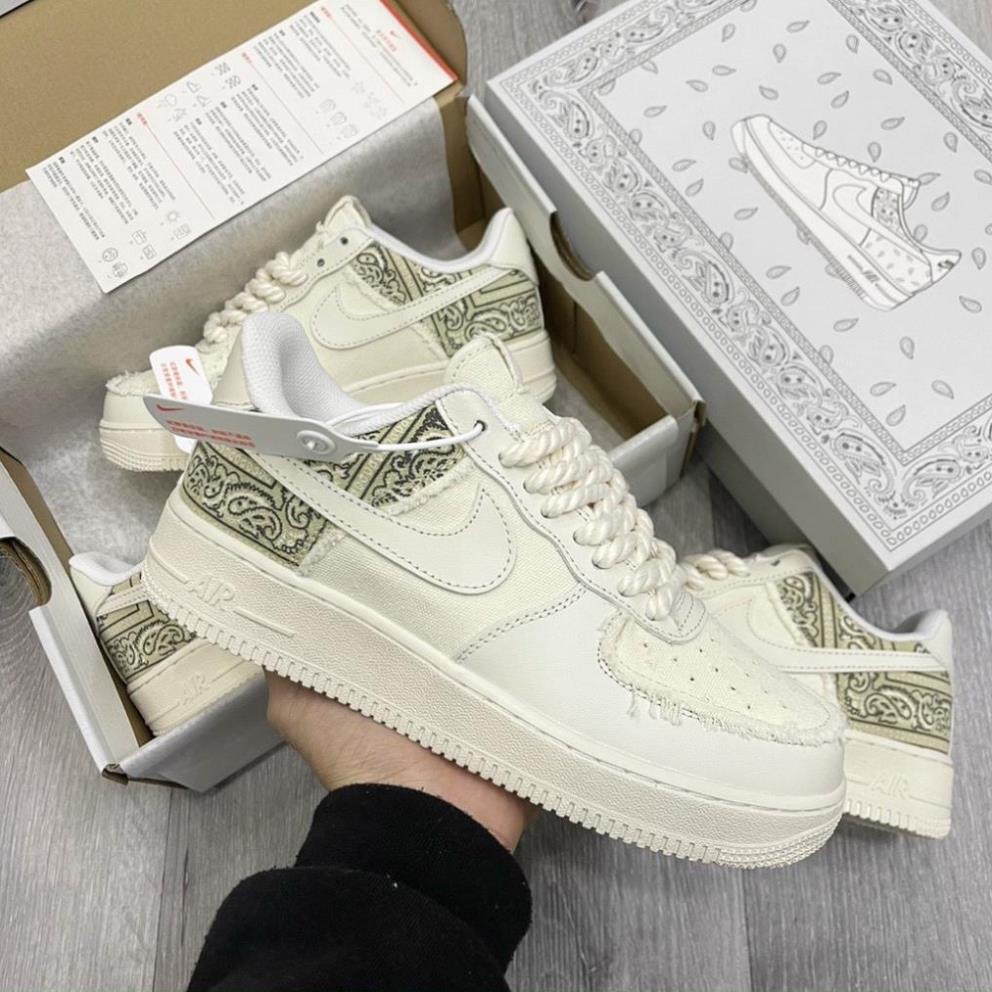 Giày AF1 Dây Thừng, Giày AIR FORCE 1 Dây Thừng nam nữ Bản Mới 2022 Cao Cấp Fullbox Bill