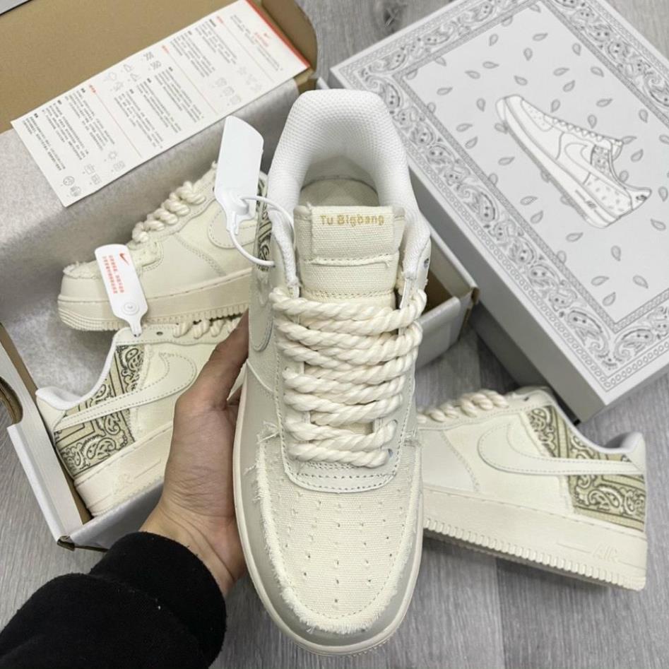 Giày AF1 Dây Thừng, Giày AIR FORCE 1 Dây Thừng nam nữ Bản Mới 2022 Cao Cấp Fullbox Bill