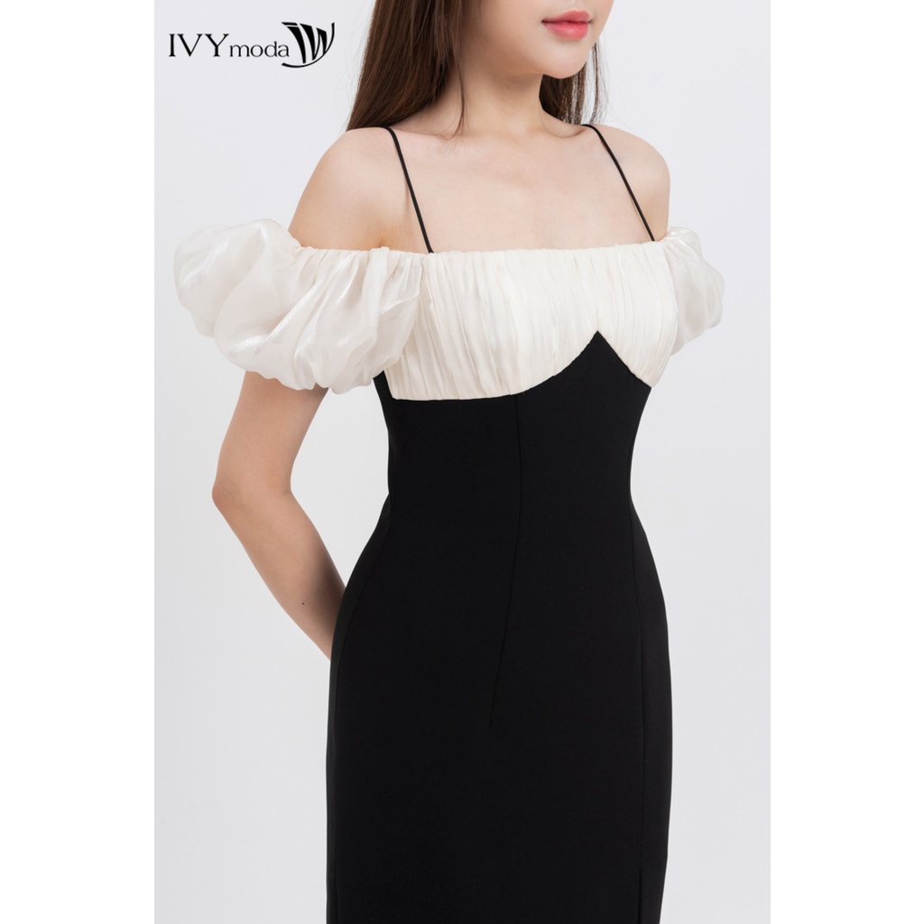 Caily Dress - Đầm ôm trễ vai nữ IVY moda MS 45S2752