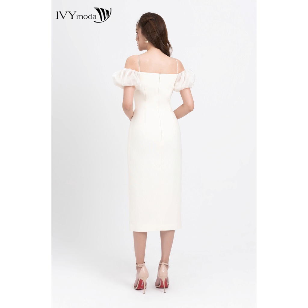 Caily Dress - Đầm ôm trễ vai nữ IVY moda MS 45S2752