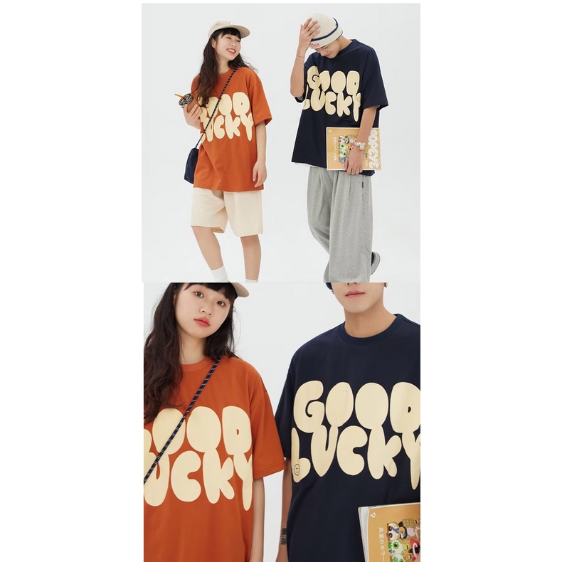 Áo Thun Tay Ngắn Dáng Rộng Phong Cách Đường Phố Mỹ Thời Trang Mùa Hè Cho Cặp Đôi