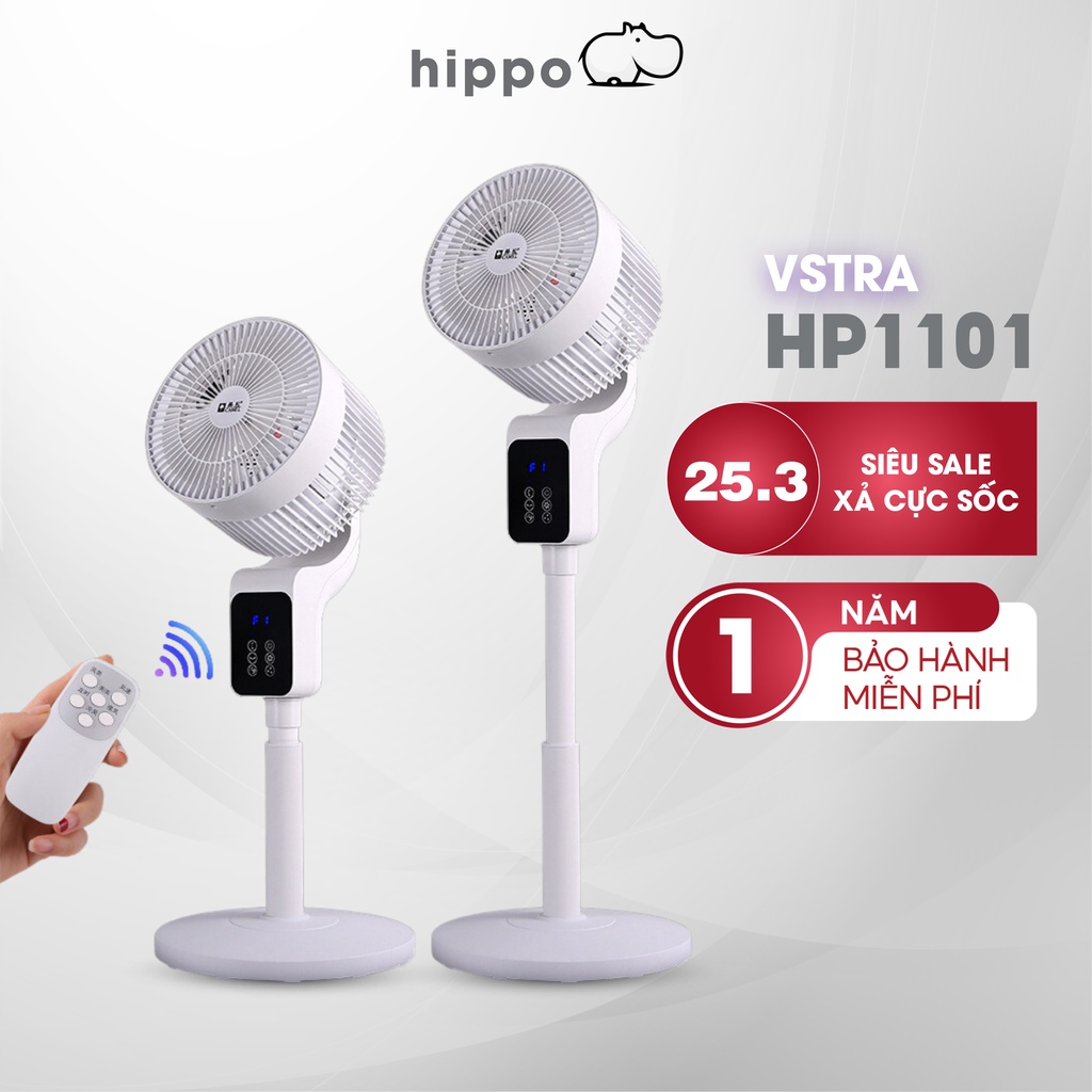 Quạt điều hòa không khí Hippo, Quạt tuần hoàn 360 lưu thông không khí, xoay đa chiều