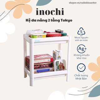 Kệ đa năng 2 tầng Inochi (thiết kế hiện đại tháo lắp dễ dàng, kết cấu chắc chắn chịu lực tốt)