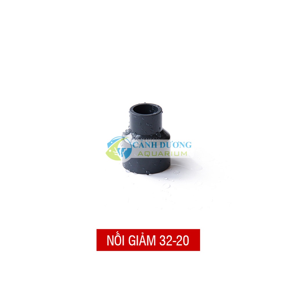 Nối giảm màu đen ĐEN U-PVC Phi 32-25-20 chuyên dùng cho hồ cá