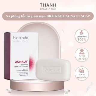 Xà phòng hỗ trợ giảm mụn biotrade acnaut soap