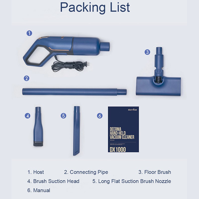 Máy Hút Bụi Cầm Tay Deerma DX1000 Pro 2 chế độ hút Lực Hút Siêu Mạnh 16000Pa bảo hành 12 tháng | BigBuy360 - bigbuy360.vn