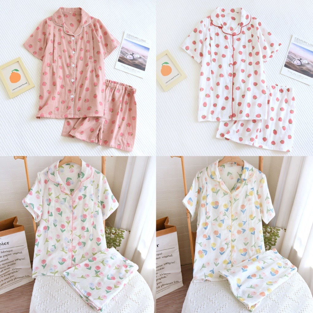 Bộ bầu, Pijama bầu và sau sinh cộc tay chất liệu thô đũi cao cấp thoáng mát