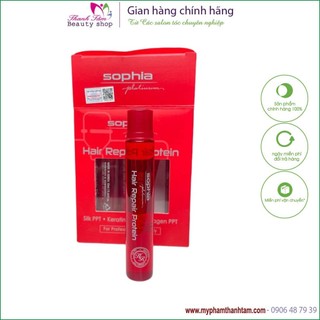 Lọ huyết thanh Sophia Protein Repair chuyên phục hồi tóc hư nát 13ml