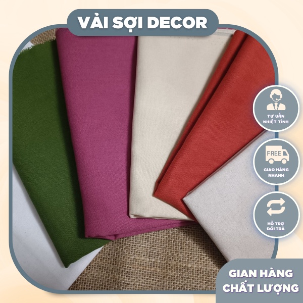 VẢI LINEN trắng  và các màu khổ vải 140cm