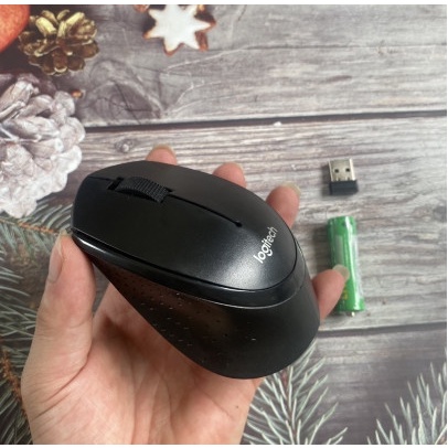 Chuột máy tính không dây Logitech M330 SILENT 2.4Ghz cổng USB Hàng Nhập Khẩu - Tặng kèm pin, Bảo Hành 12 Tháng