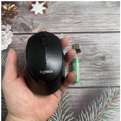 Chuột máy tính không dây Logitech M330 SILENT 2.4Ghz cổng USB Hàng Nhập Khẩu - Tặng kèm pin, Bảo Hành 12 Tháng