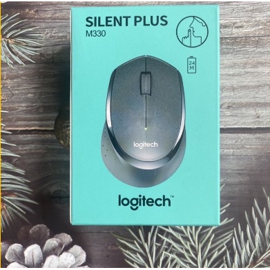 Chuột máy tính không dây Logitech M330 SILENT 2.4Ghz cổng USB Hàng Nhập Khẩu - Tặng kèm pin, Bảo Hành 12 Tháng