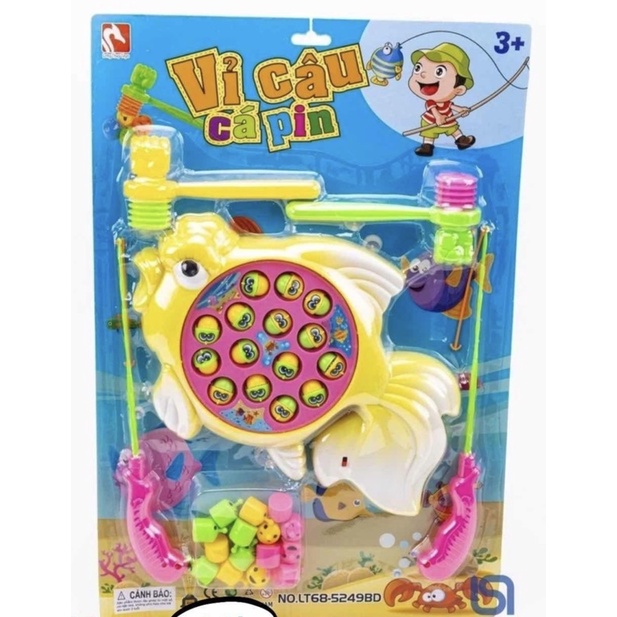 Câu cá pin kèm búa đập chuột