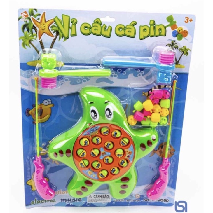 Câu cá pin kèm búa đập chuột