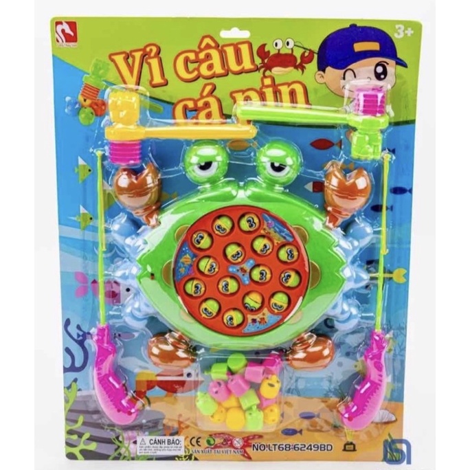 Câu cá pin kèm búa đập chuột