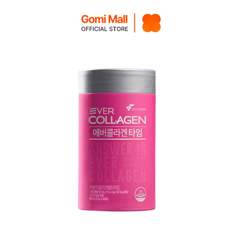 Collagen dạng bột Ever Collagen Time - 1 Month cho người mới bắt đầu (3g x 30 gói) Gomi Mall