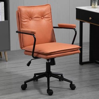 Ghế làm việc văn phòng, học tập chân xoay nệm bọc simili cao cấp khung sắt sơn tĩnh điện iris 186