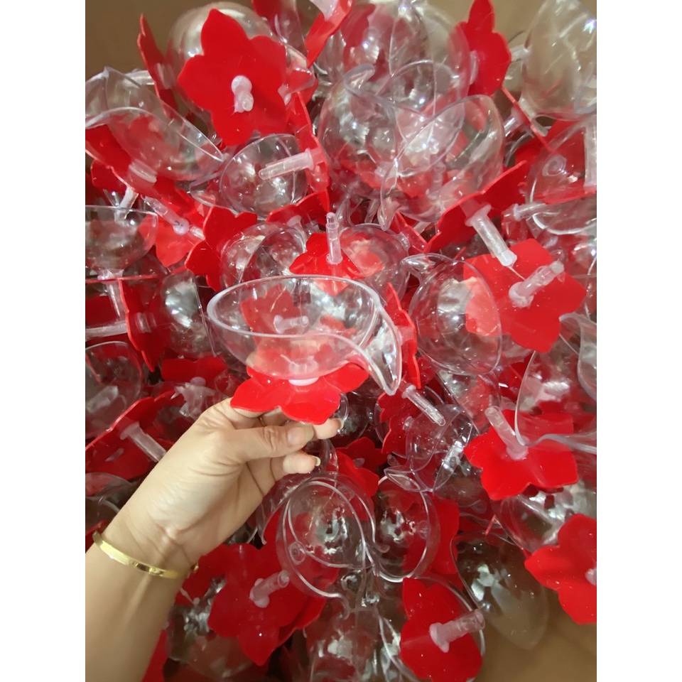 Ly rót rượu đám cưới ly dùng gắn tháp ly 1 vòi