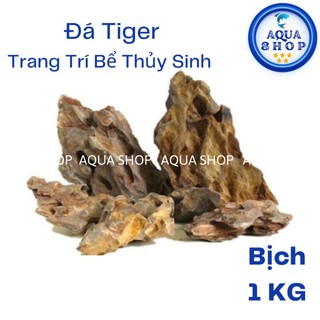 Đá tiger 1 kg - đá trang trí bể thủy sinh có nhiều họa tiết hút mắt