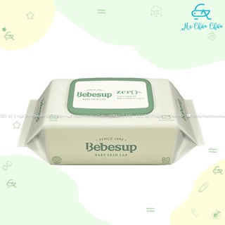 Khăn Ướt Bebesup Sensitive Có Nắp (80 Tờ/Bịch)