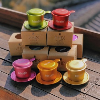 Phin cà phê màu, phin pha cà phê, phin nhôm - Phin màu Faifo Coffee