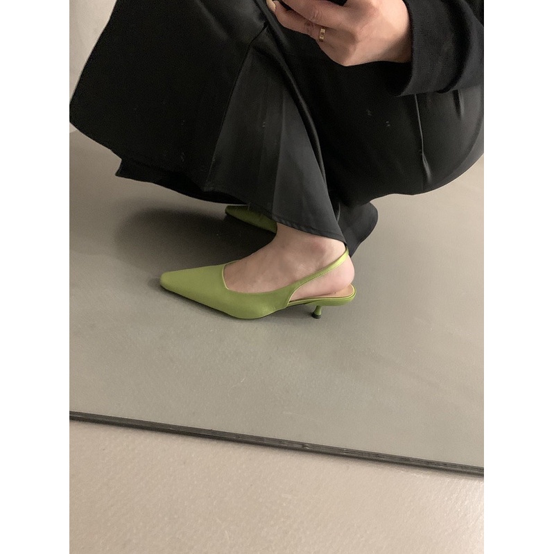 Giày Cao Gót Mũi Vuông Thiết Kế Mới Thời Trang Mùa Xuân 2023 Dành Cho Nữ