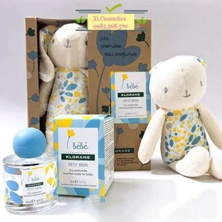 Set nước hoa cho bé klorane bébé 50ml + tặng kèm quà