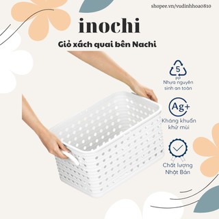 Giỏ xách nhựa quai bên cao cấp Inochi - Giao màu ngẫu nhiên
