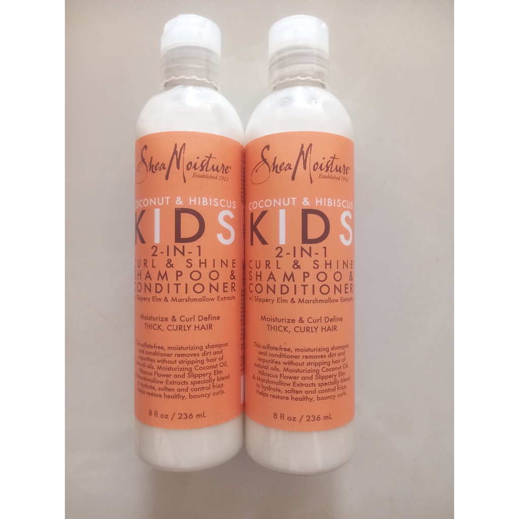 (có bill nhập) Dầu gội xả trẻ em SheaMoisture 236ml