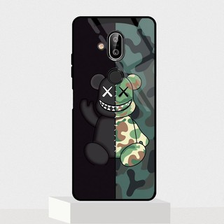 Ốp Lưng NOKIA 8.1 Mặt kính 3D cao cấp