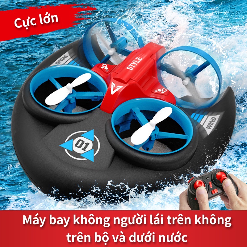 Đồ Chơi Máy Bay Trực Thăng Giữ Chiều Cao Thủy Phi Cơ Gió Và Không Khí Mini Mới
