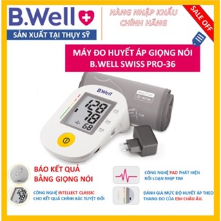Máy đo huyết áp giọng nói Thụy Sỹ B.well Pro 36.BH 5 năm