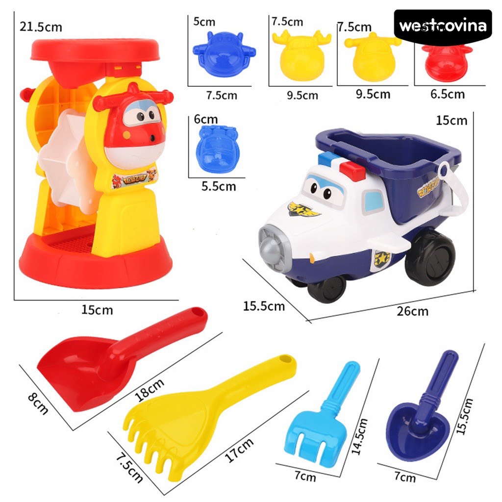 Đồ Chơi Xô Xúc Cát Đi Biển Kèm Dụng Cụ Dành Cho Bé