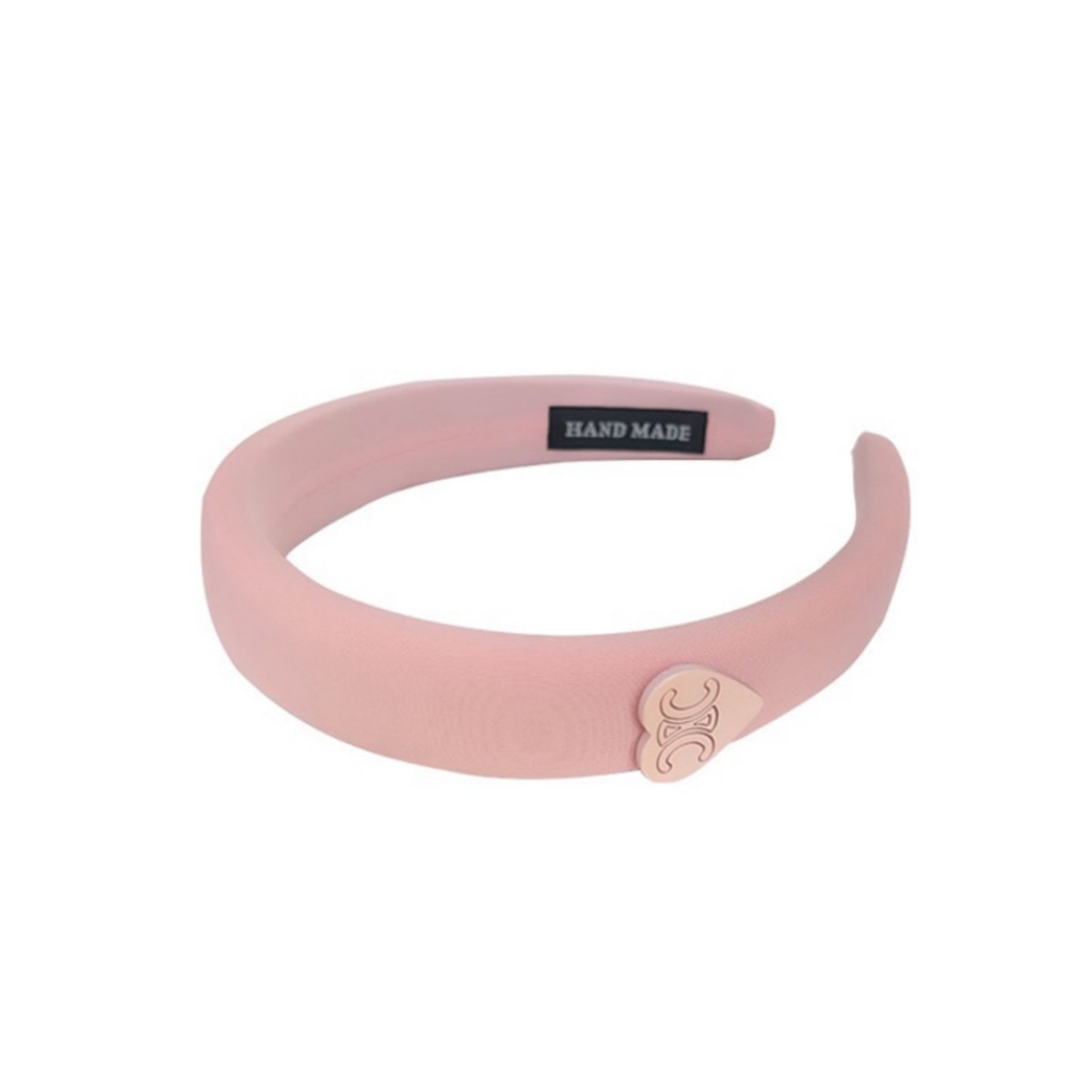 Băng Đô Cài Tóc Bản Rộng Màu Hồng Ngọt Ngào Thời Trang Mới 2023