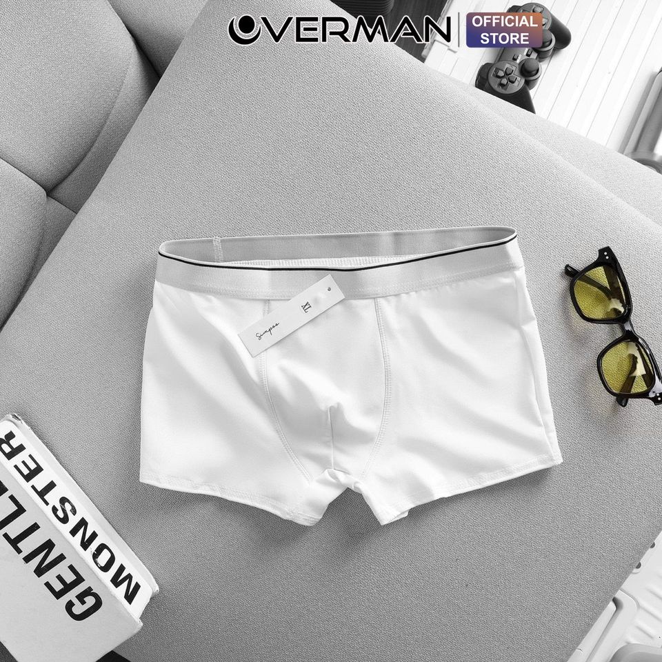 Quần sịp nam boxer thun lạnh hàng Nhật cao cấp, co dãn 4 chiều và kháng khuẩn SDN01 - OVERMAN